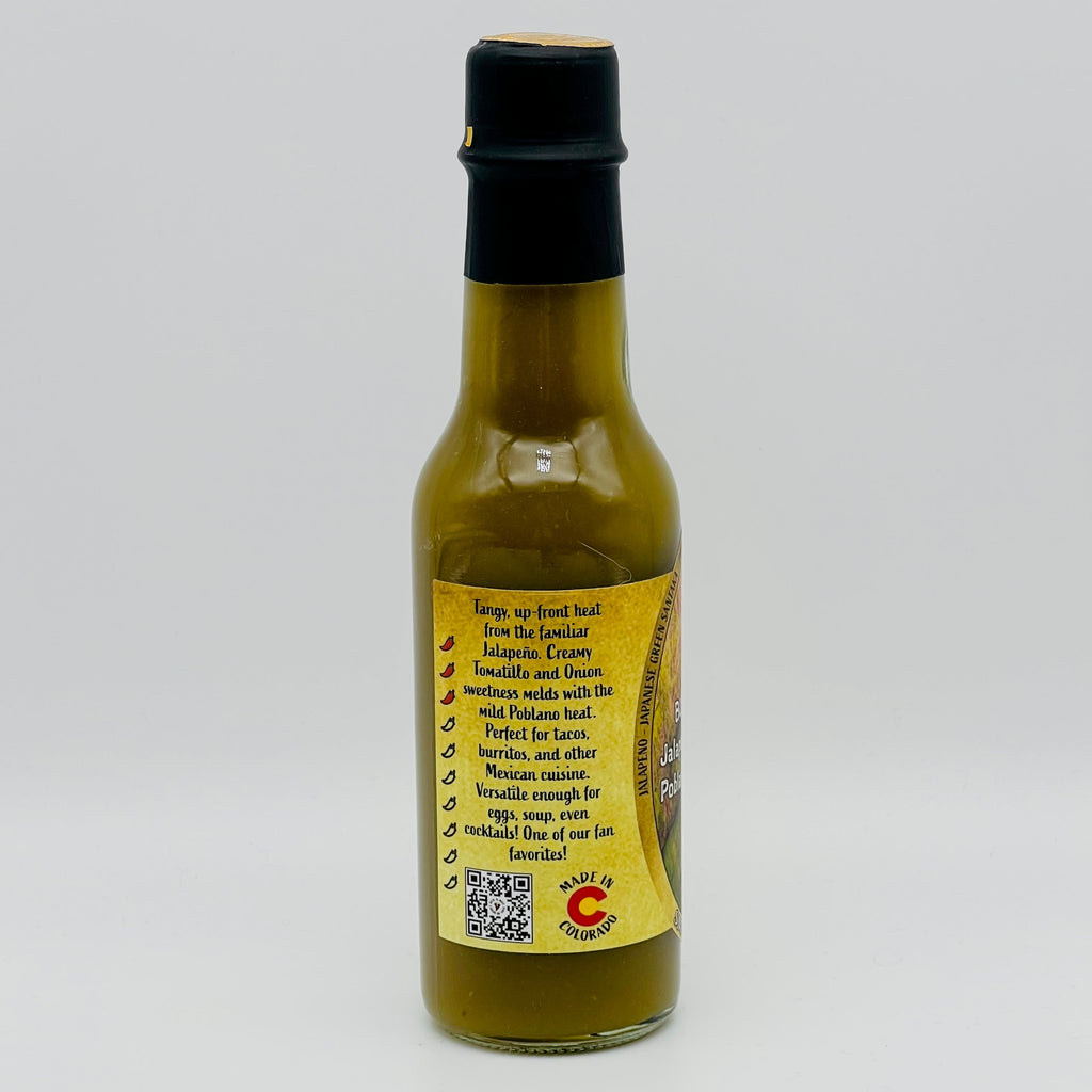Bust It Big Jalapeno Poblano Tomatillo Hot Sauce